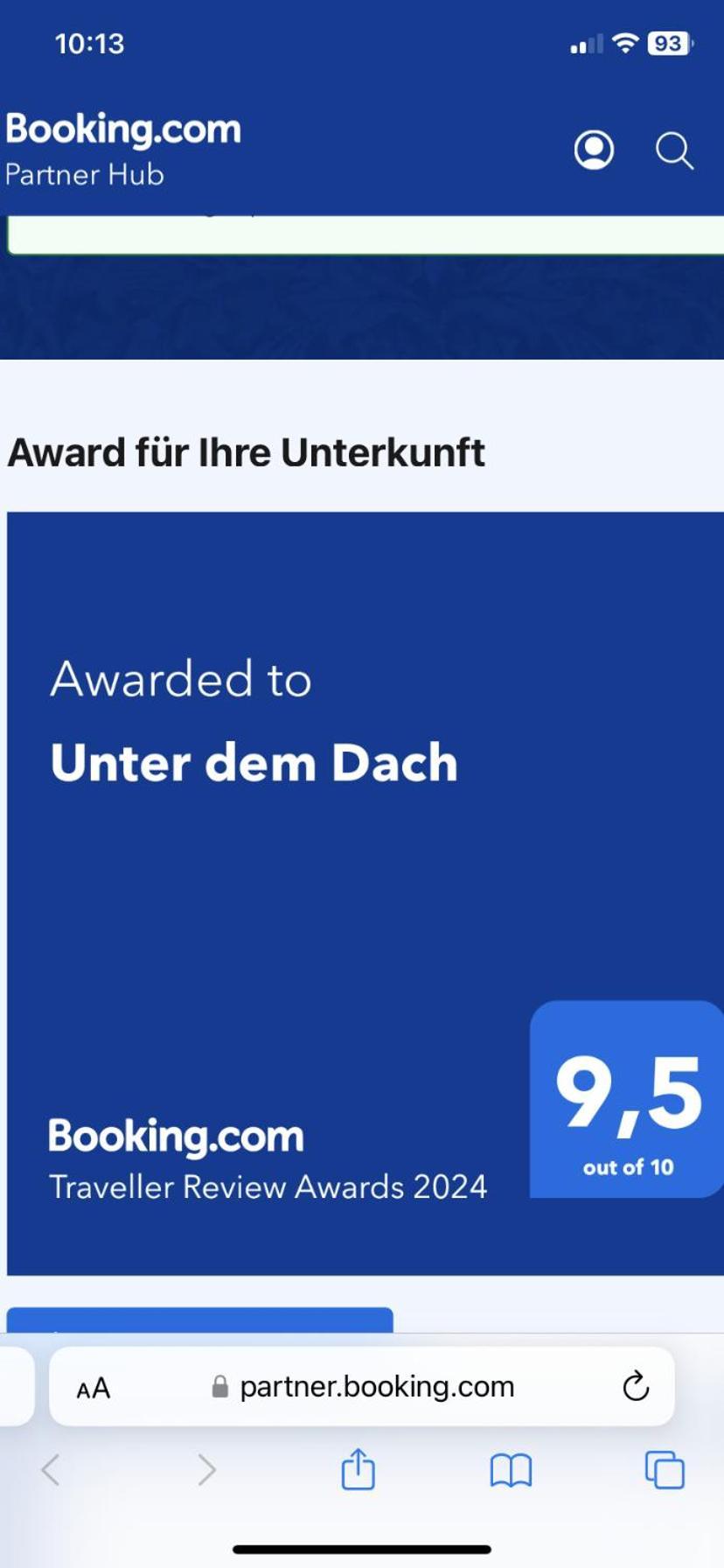 Unter Dem Dach Mit Parkplatz Apartment